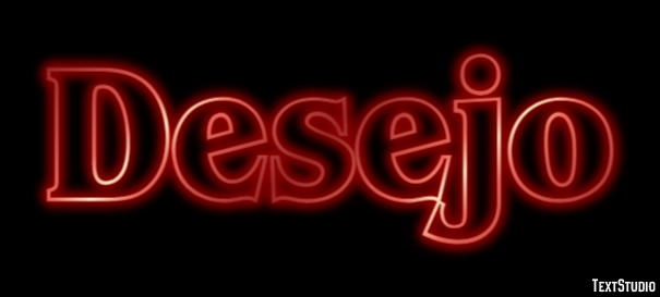 Desejo Text Effect