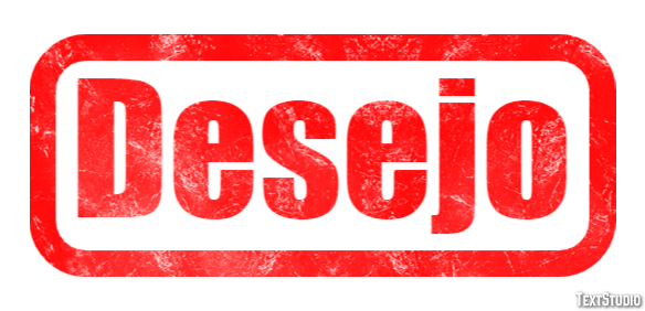 Desejo Efecto de texto