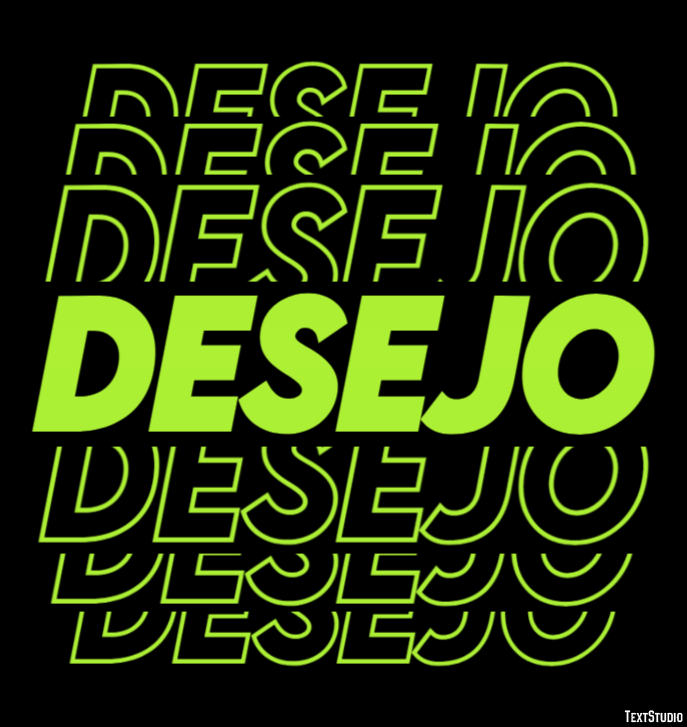 Desejo Efecto de texto