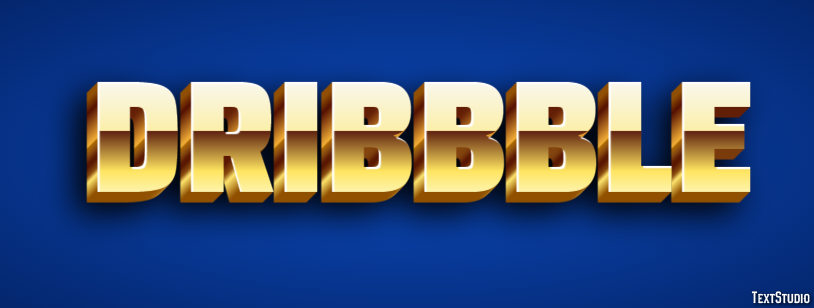 Dribbble Metin Efekti