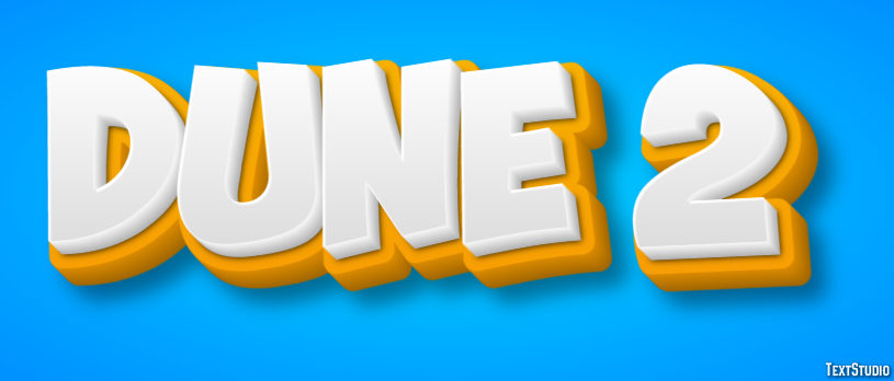 Dune 2 Tekst effect