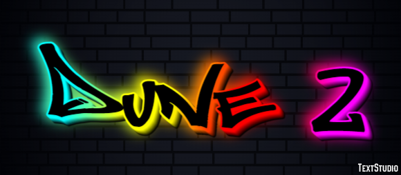 Dune 2 Tekst effect
