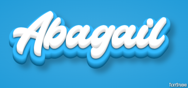 Abagail Text Effect
