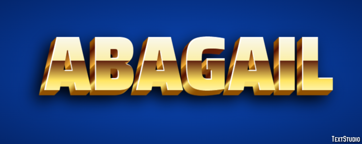 Abagail Text Effect