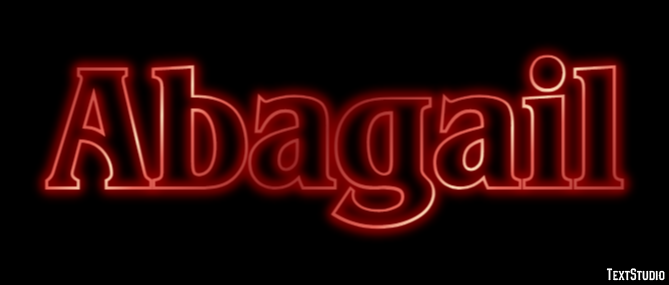 Abagail Text Effect