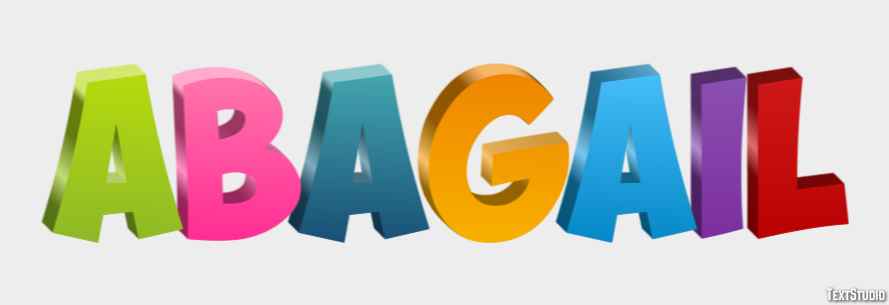 Abagail Text Effect