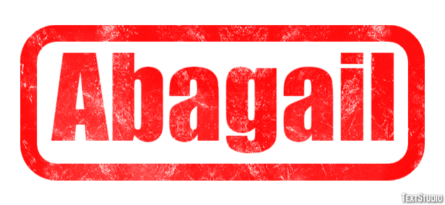 Abagail Text Effect