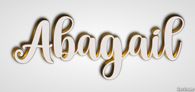 Abagail Text Effect