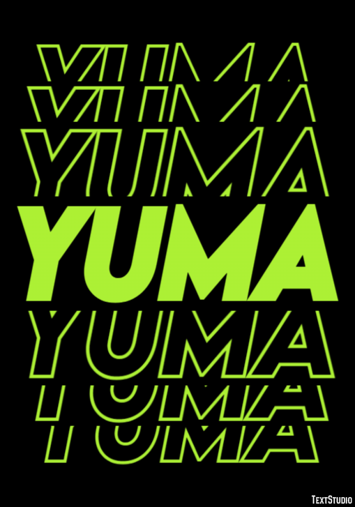 Yuma Effetto testo
