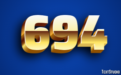 694 Text effect