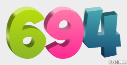 694 Text Effect