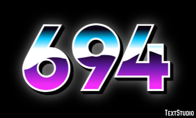 694 Text Effect