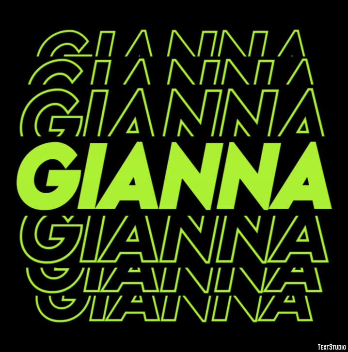 Gianna Efekt tekstowy