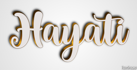 Hayati テキスト効果