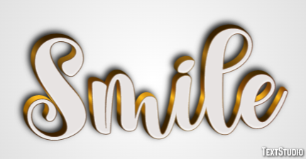 Smile Efecto de Texto