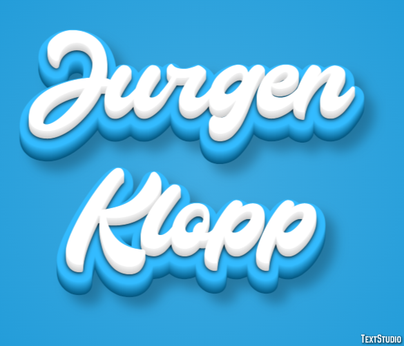 Jurgen Klopp Efecto de texto