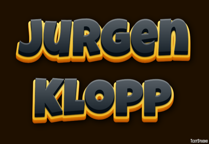 Jurgen Klopp Efecto de texto