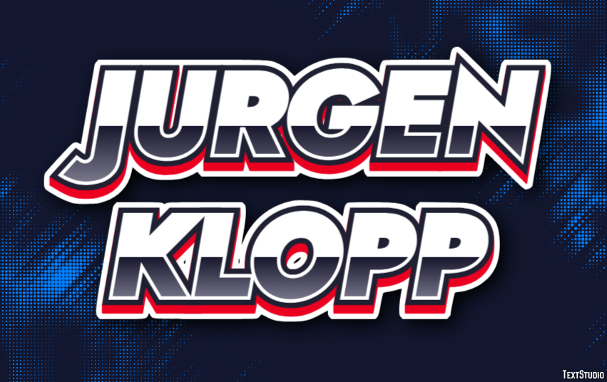 Jurgen Klopp Effetto testo