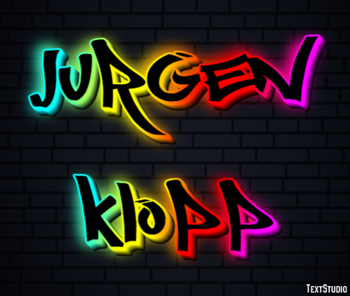 Jurgen Klopp Efecto de texto