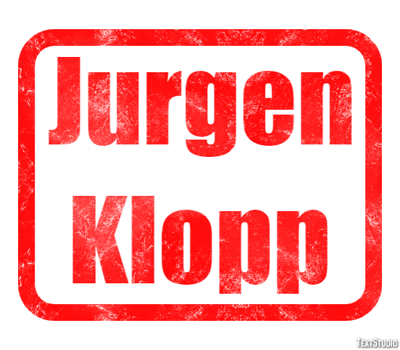 Jurgen Klopp Effetto testo