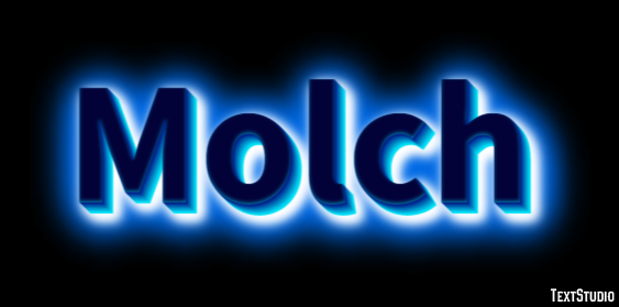 Molch Texteffekt
