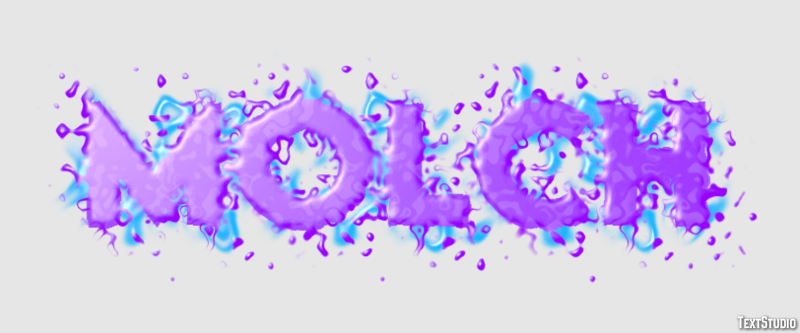 Molch Texteffekt