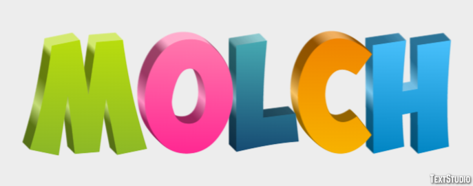 Molch Texteffekt