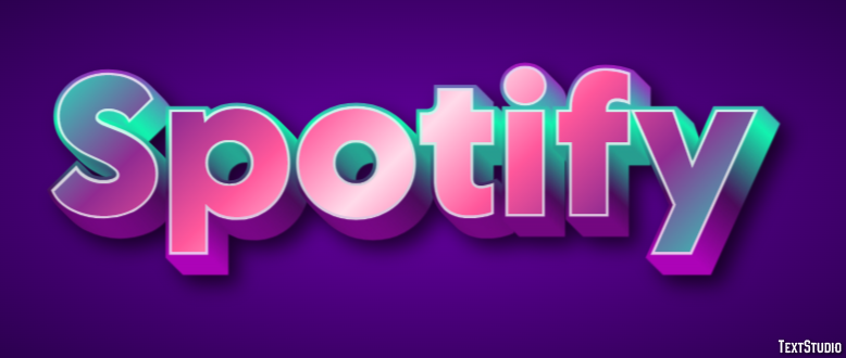 Spotify Text Effect