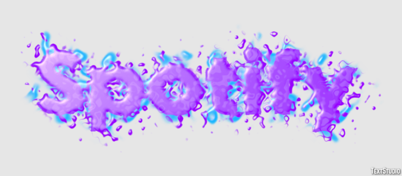 Spotify Text Effect