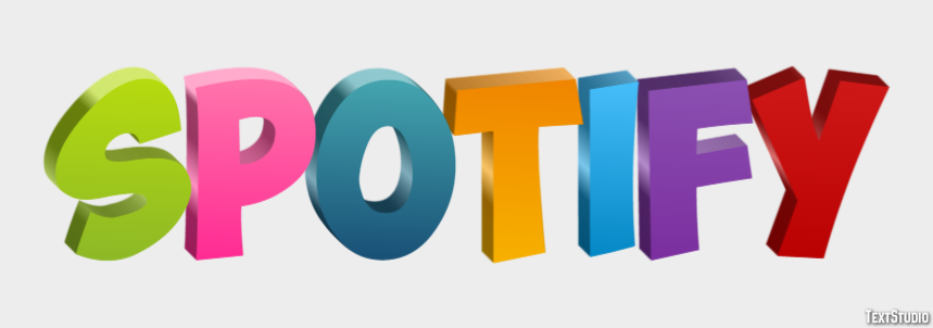 Spotify Text Effect