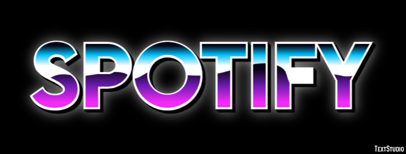 Spotify Text effect
