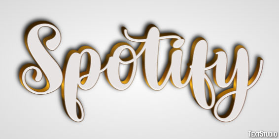 Spotify Text Effect