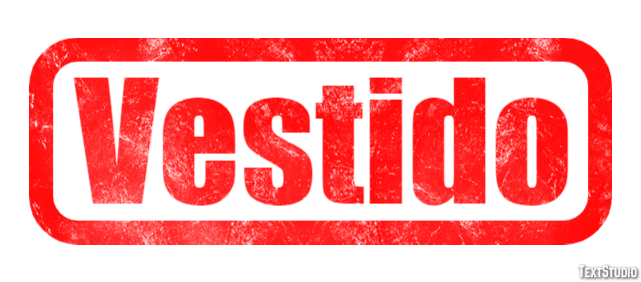 Vestido Efecto de texto