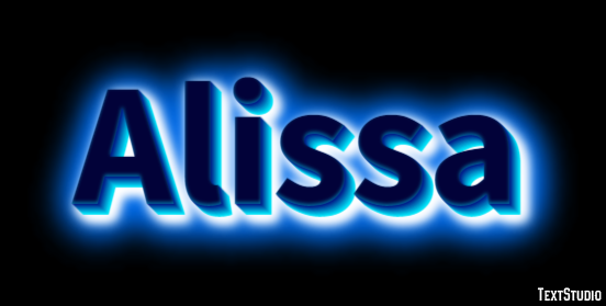 Alissa Text Effect