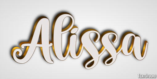 Alissa Text Effect