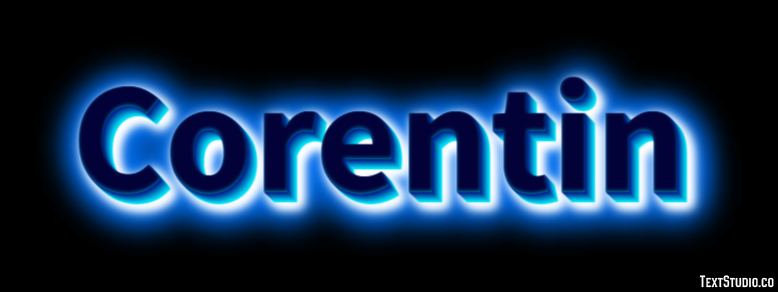 Corentin Efeito de texto