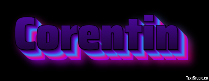 Corentin Efeito de texto