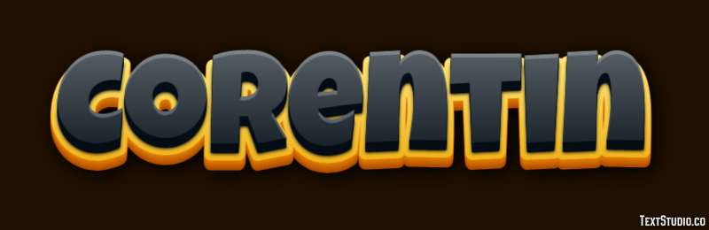 Corentin Efeito de texto