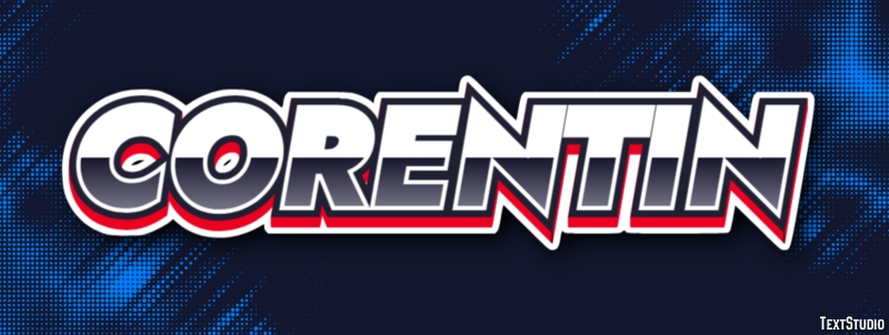 Corentin Текстовый эффект
