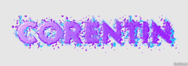 Corentin Efeito de texto