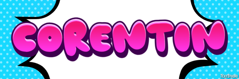 Corentin Efeito de texto