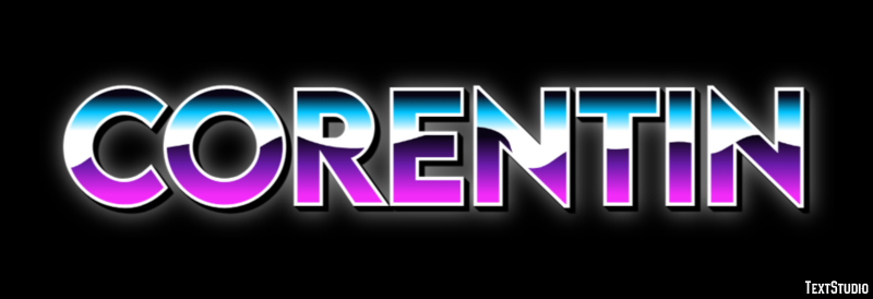 Corentin Efeito de texto