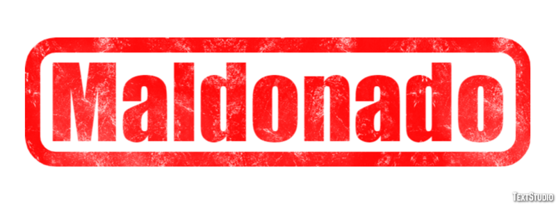 Maldonado Efekt tekstowy