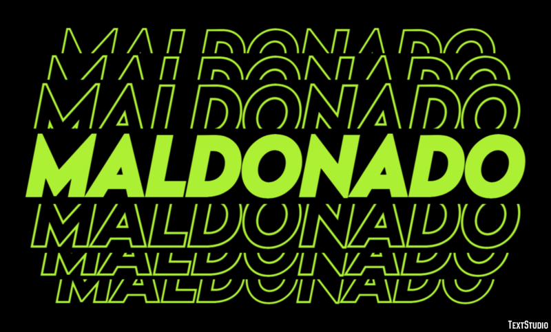 Maldonado Text Effect