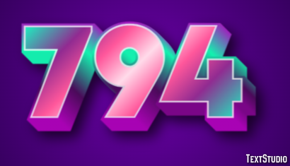 794 Text Effect