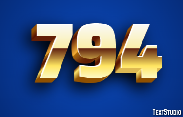 794 Text Effect
