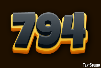 794 Text Effect