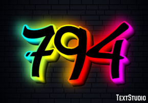 794 Text Effect