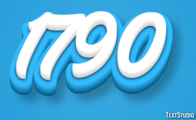 1790 Text Effect