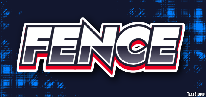 Fence Text effect